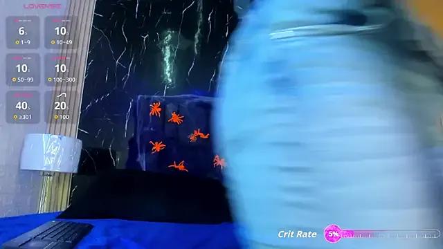 StripChat BustyGlow is Freechat BustyGlow — Control for 5min Domi