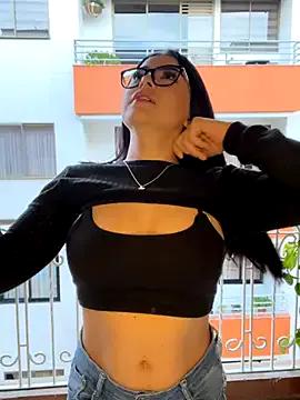 StripChat Natha_Fantasy is Freechat Natha_Fantasy — OPEN MY PUSSY IN THE BALCONY